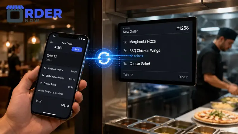 Restaurant order management system for restaurants