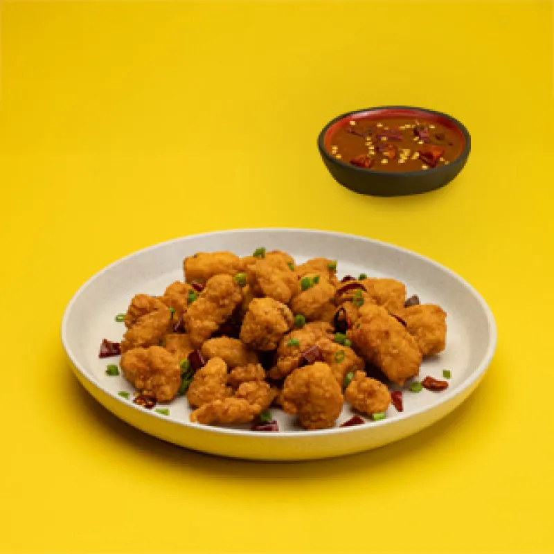 Signature Spicy Pop (시그니처 매운 양념 팝) at BokBok Chicken 