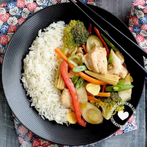Egg Chop-Suey Rice