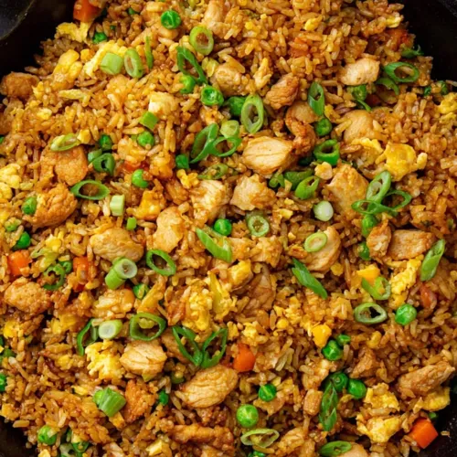 Chicken Mongolian Rice at Ceylon X Seafood Restaurant