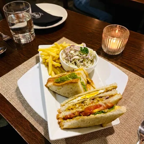 Ceylon x Signature Club Sandwich at Ceylon X Seafood Restaurant