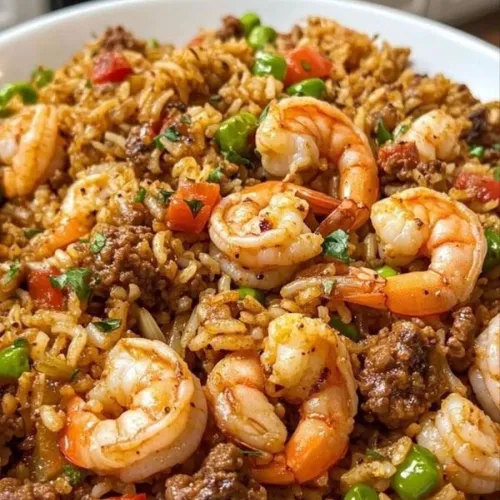 Seafood Mongolian Rice at Ceylon X Seafood Restaurant