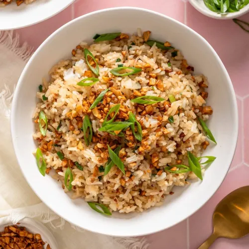 Classic Garlic Butter Rice at Ceylon X Seafood Restaurant