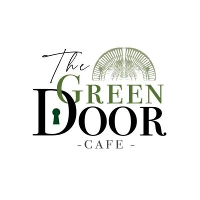 Prawn Pizza at The Green Door Cafe