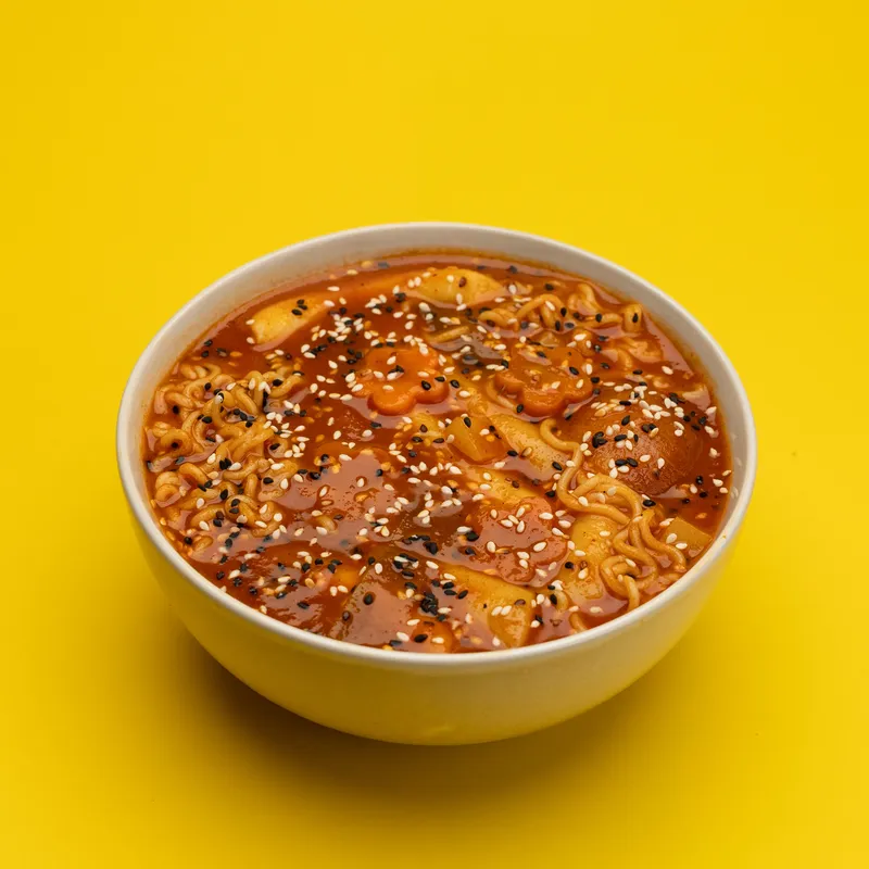 Curry Rabokki (카레 라볶이) at BokBok Chicken 