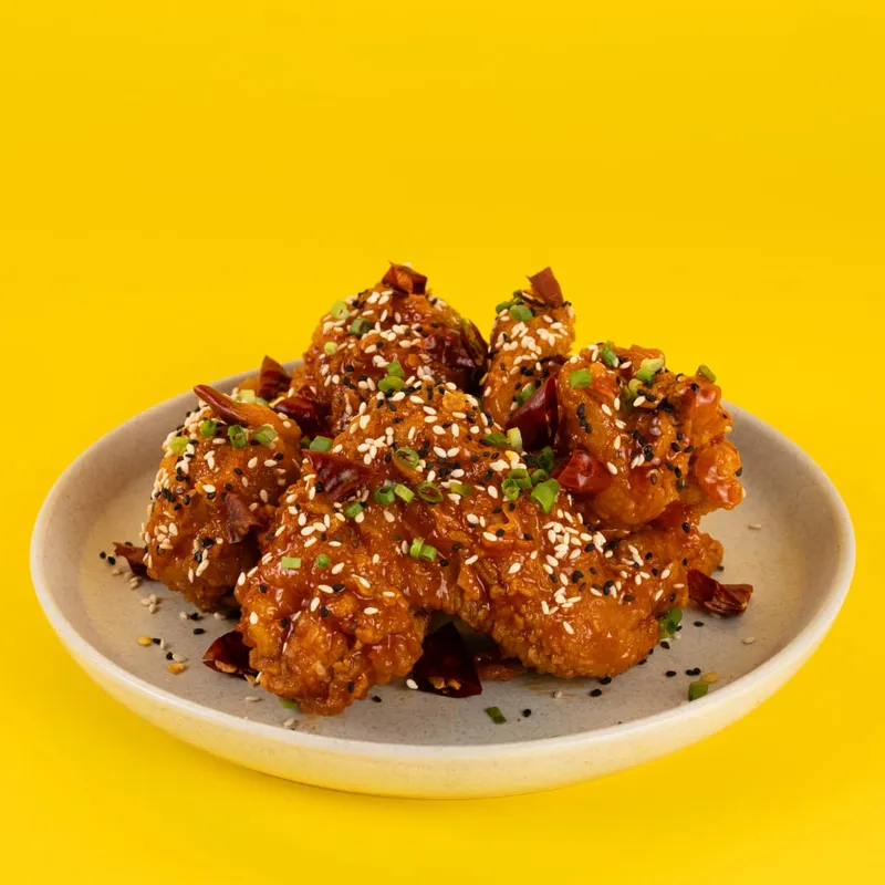 Signature Spicy (시그니처 매운 양념) at BokBok Chicken 