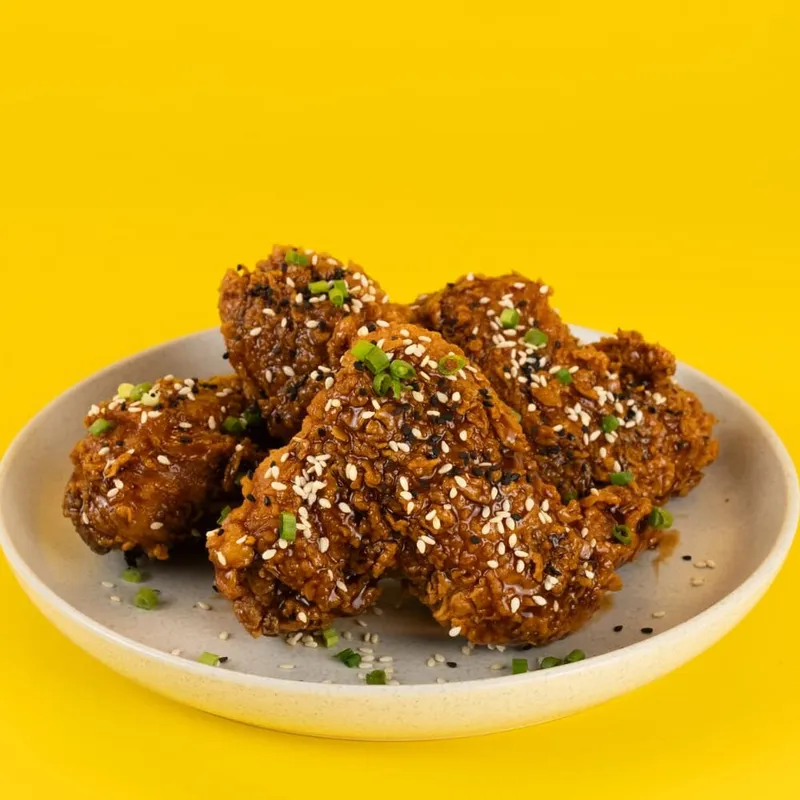 Soy Garlic (간장 마늘) at BokBok Chicken 
