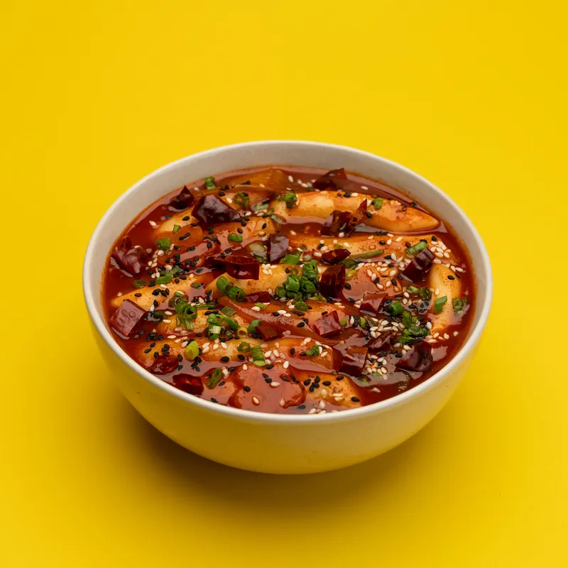 Spicy Tteokbokki (매운 떡볶이) at BokBok Chicken 