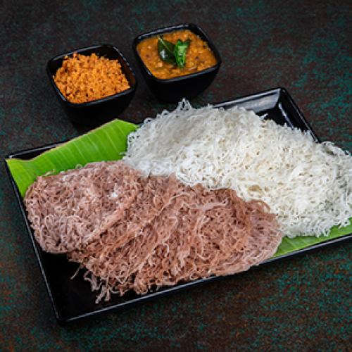 #R71   |   FIFTEEN PIECES IDIYAPPAM, COCONUT SAMBOL, DHAL CURRY