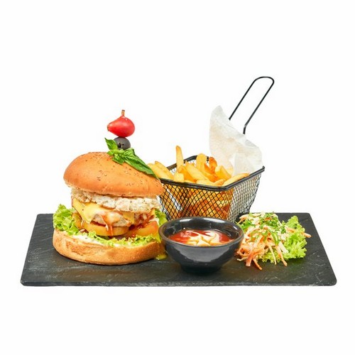 Valyrian Steel Double Chicken Burger