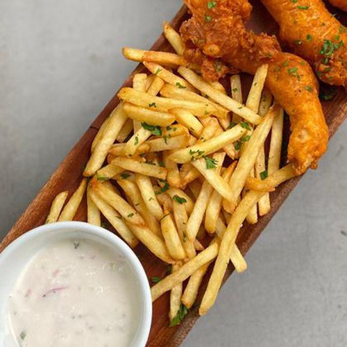 French fries at Kaapi