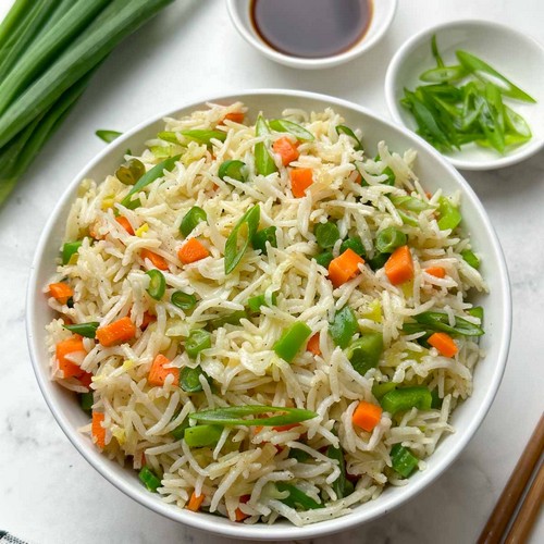 Vege Fried Rice  at BLUE SPRING HOTEL