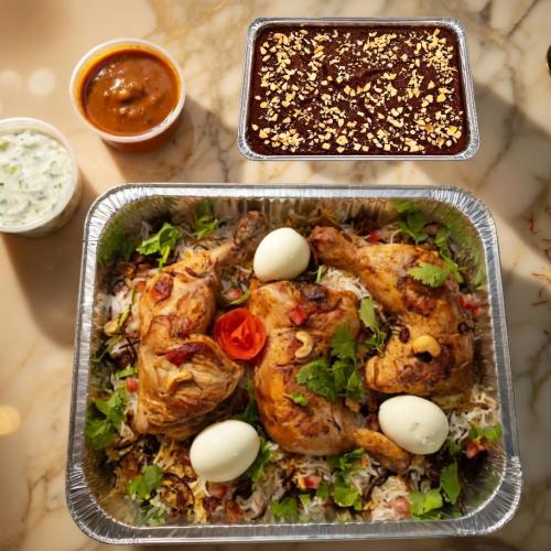 Hyderabadi Dum Biryani Sawan for 03 Pax at Rice Republic