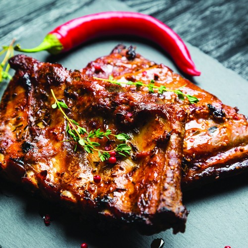 Devilled Pork at Freshma Dishes