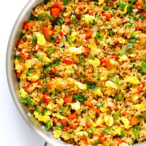 Vegetable Fried Rice at Hotel Sanvilla 