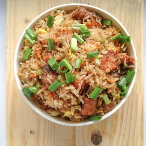 Fish Fried Rice at Hotel Sanvilla 