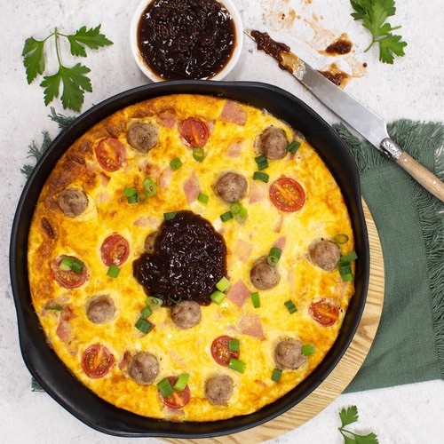 Sausage Omelette at Hotel Sanvilla 