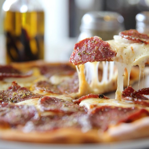 CHEESY BACON &amp; HAM at Pizza Island - Talawatugoda