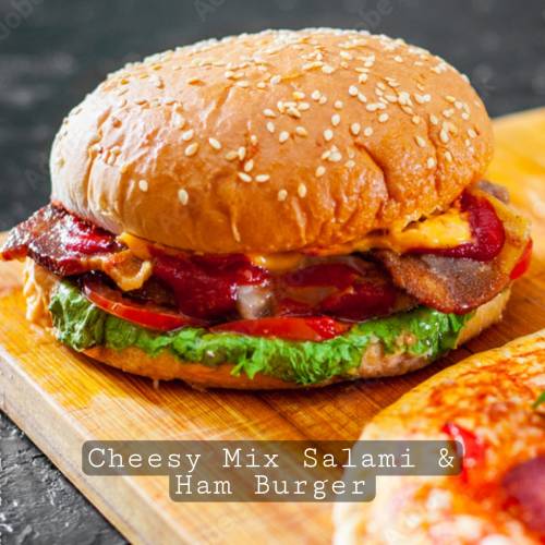 CHICKEN MIX SALAMI & HAM BURGER NEW