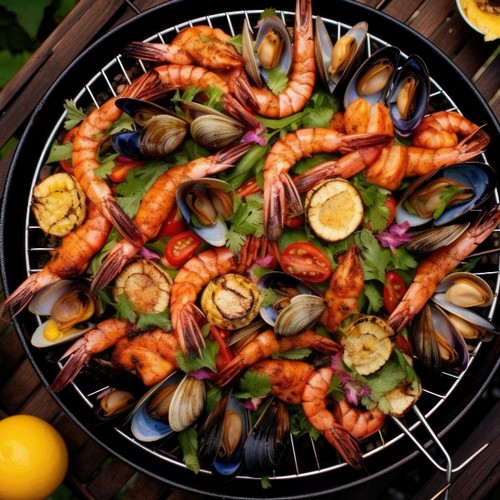 Sea Food Mixed Grill at Moonlight Resort