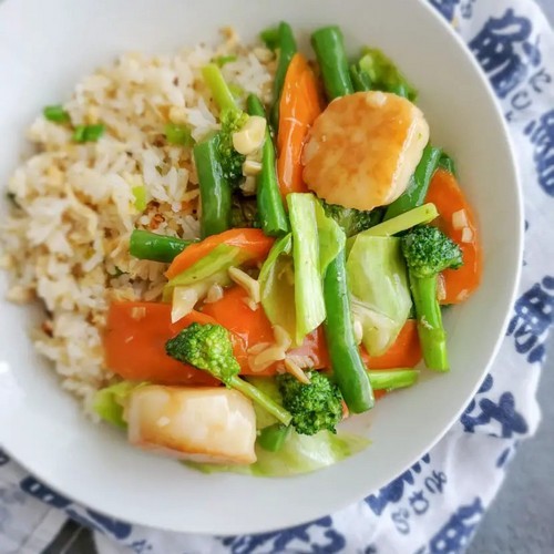 Vegetable Chopsuey Rice at Moonlight Resort