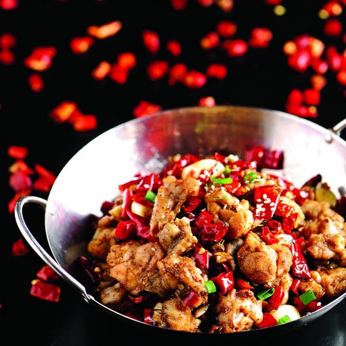 Pork With Dry Red Chilli