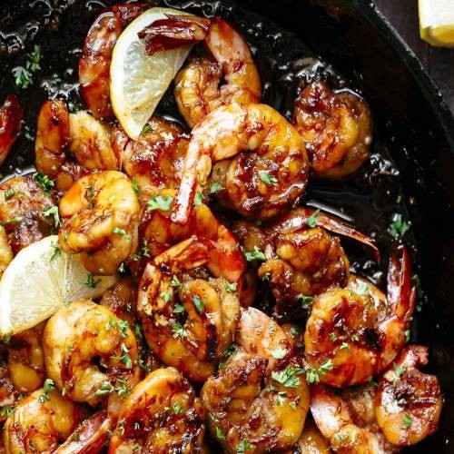 Black Pepper Prawns