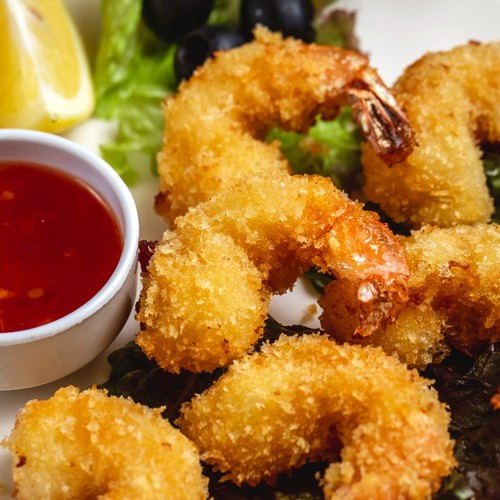 Panko Battered Prawns with Thai Chilli Sauce