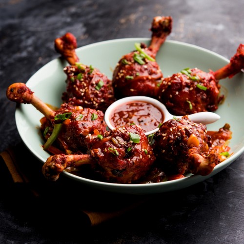 Fried Chilly Mutton at Surf Deck