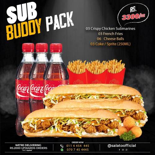 SUB BUDDY PACK at Salato
