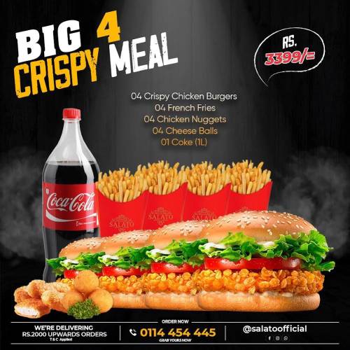 BIG 4 CRISPY MEAL at Salato