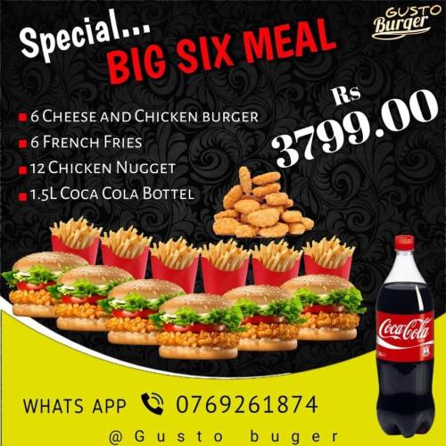 Special Big Six Meal at Mr. CHEF