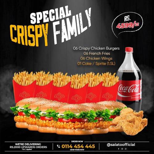 CRISPY FAMLY at Salato