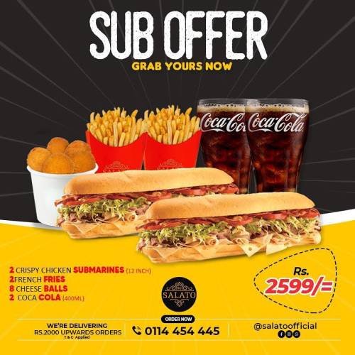 SUB OFFER  at Salato