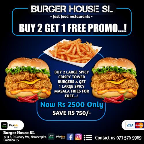 MONSTER CRISPY TOWER BURGER PROMO