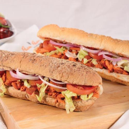 Devilled Pork Sub at Happy Tutu