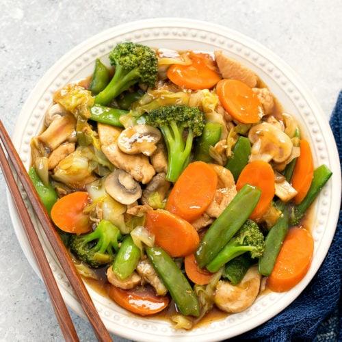 Vegetable Chop Suey at Pool Eatz 