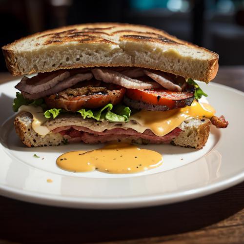 Smoked Beef & Cheese Sandwich