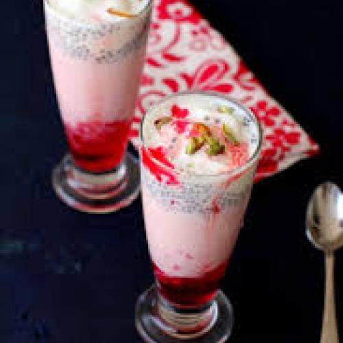 Faluda with Ice Cream