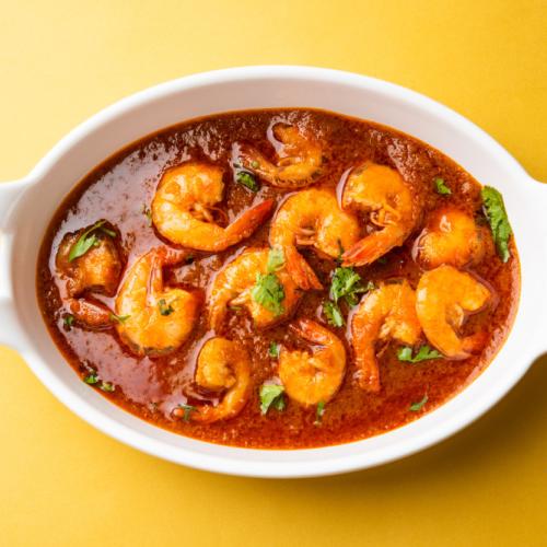 Prawn White or Red Curry at Free Paradise Resort