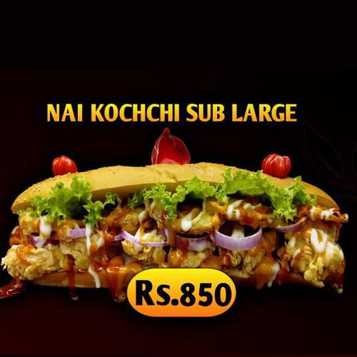 NAI KOCHCHI SUB LARGE at Burger House SL