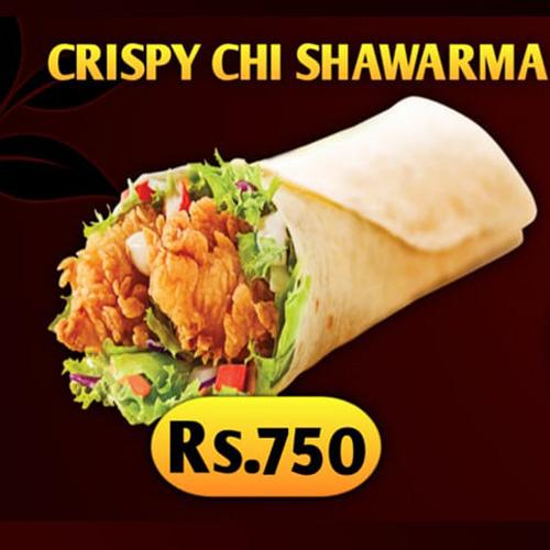 CRISPY CHI SHAWARMA at Burger House SL
