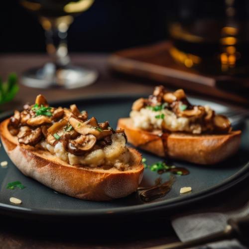 Mushroom Toast at MAVI Cafe & Restaurant