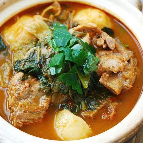 GAMJA TANG at Arirang 3rd - Korean Restaurant