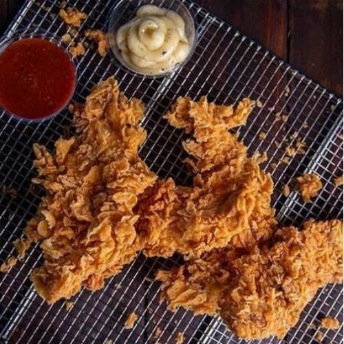 Crispy Ripple stripes at Street Burger
