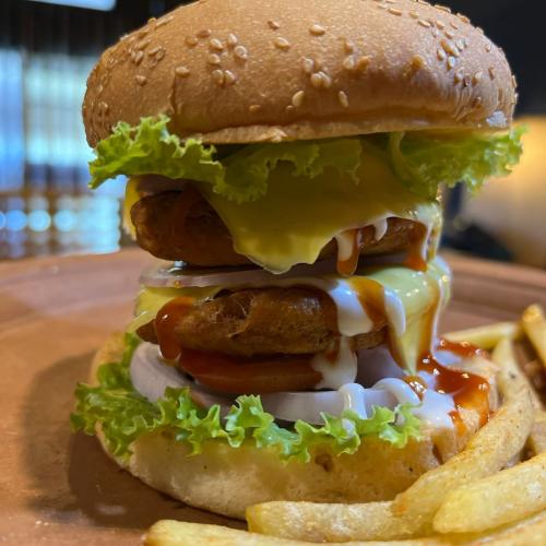 Double Chicken with French Fries
