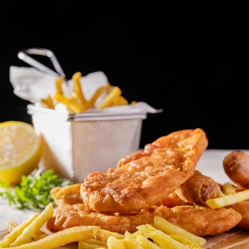 CRISPY CHICKEN WHALE MARINE