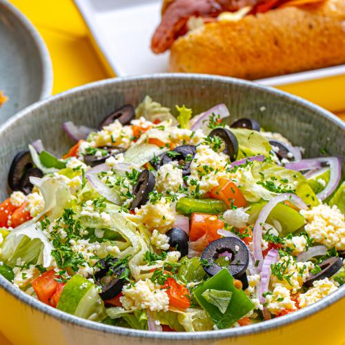 Greek Salad at Island Wraps