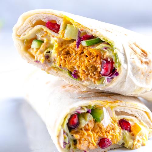 Pulled Harissa Chicken at Island Wraps