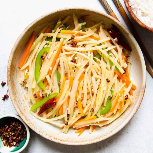 Sauteed Potato Shredded With Chili